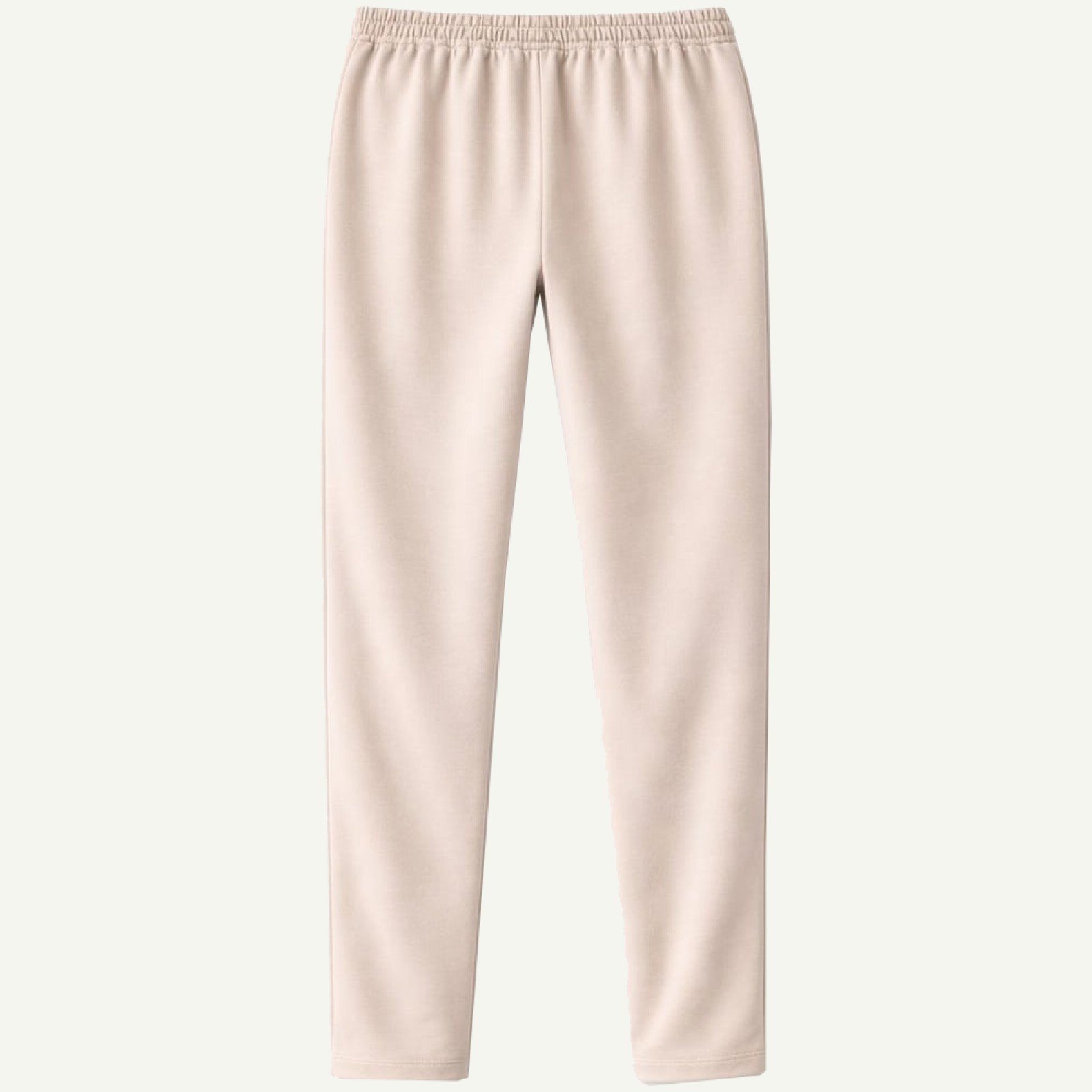 Παντελόνι jersey κλασική γραμμή ελαστικό τεσσάρων εποχών Μπεζ - Image 4