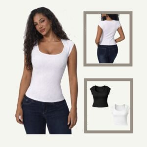 ARSH Cross Rib Top – Cotton Stretch