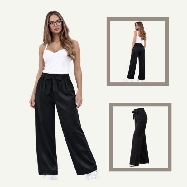 Παντελόνα με Ζώνη Δεσίματος – Ίσια Γραμμή One size  Classic Black