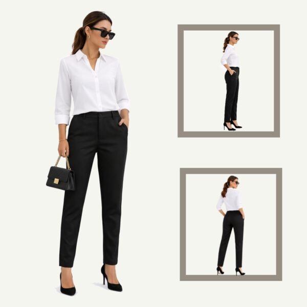 Μαύρο Κλασικό Παντελόνι με Άψογη Γραμμή