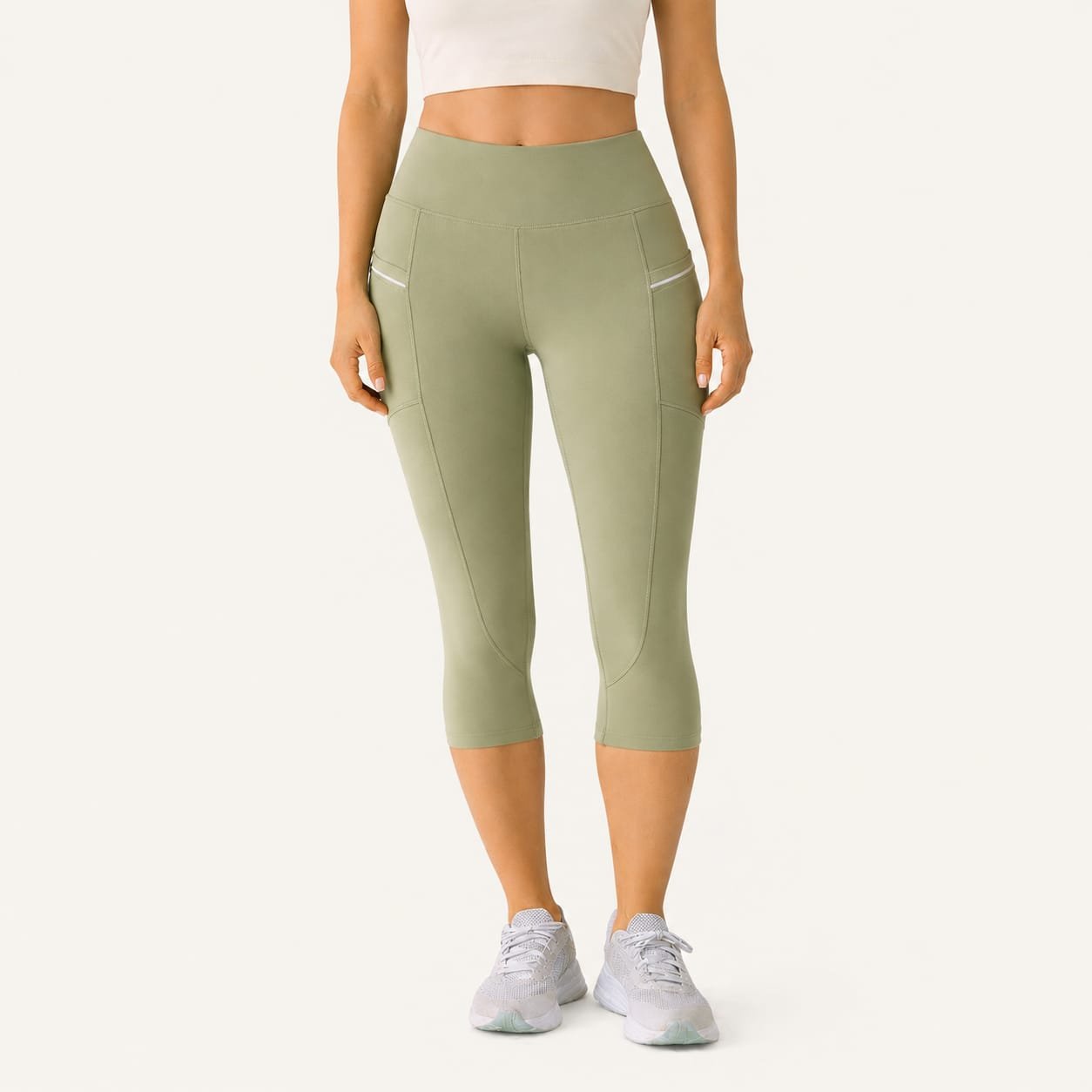 Yoga & Fitness Capri Leggings - Image 4